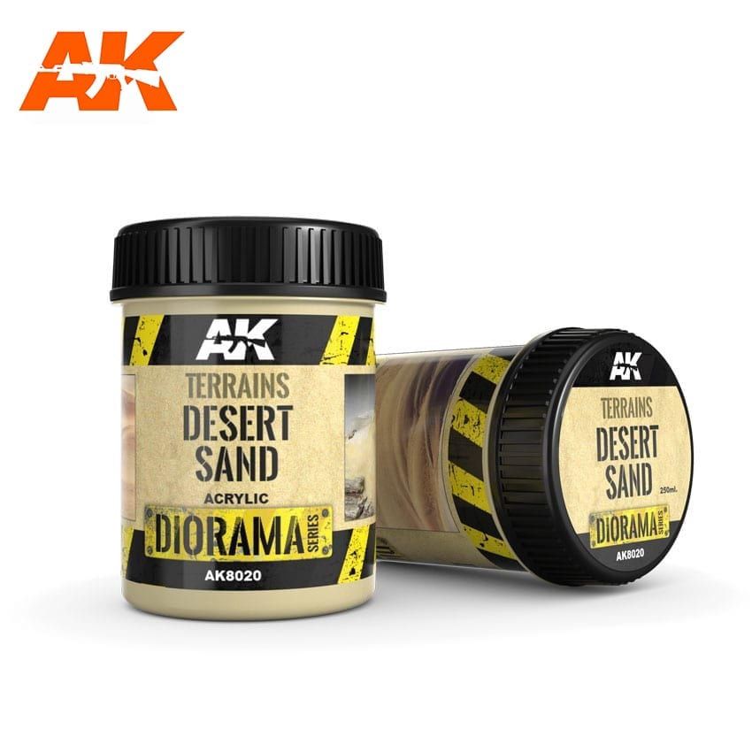 AK Interactive  Terrains Desert Sand - 250ml (Acrylic) 8020