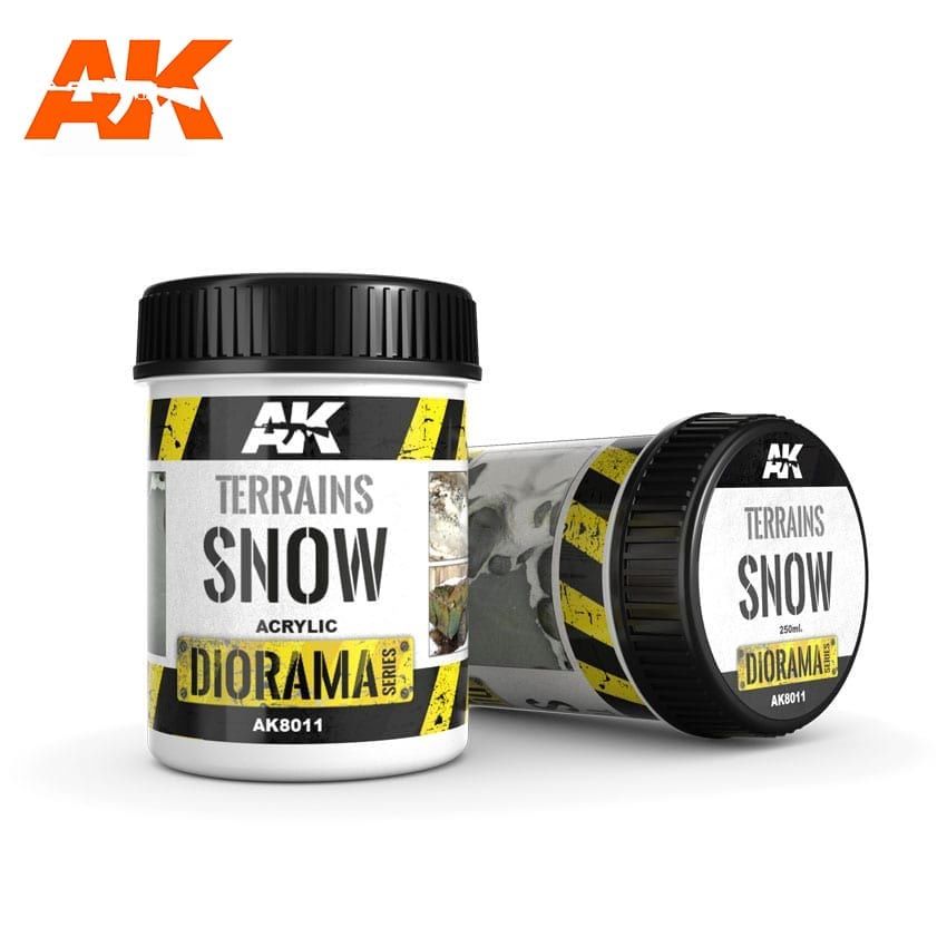AK Interactive  Terrains Snow - 250ml (Acrylic) 8011
