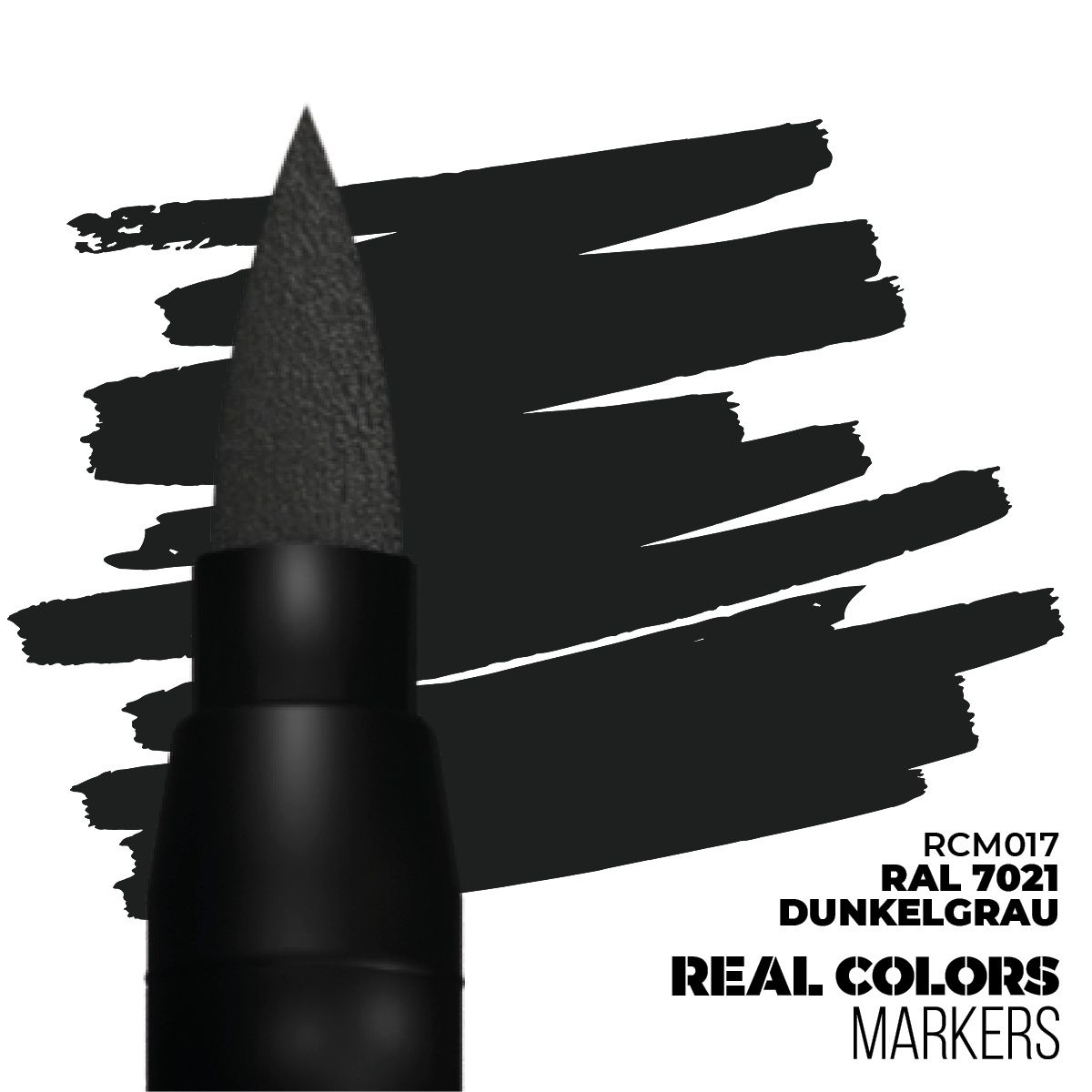 AK Interactive Real Colors Markers RAL 7021 Dunkelgrau RCM017