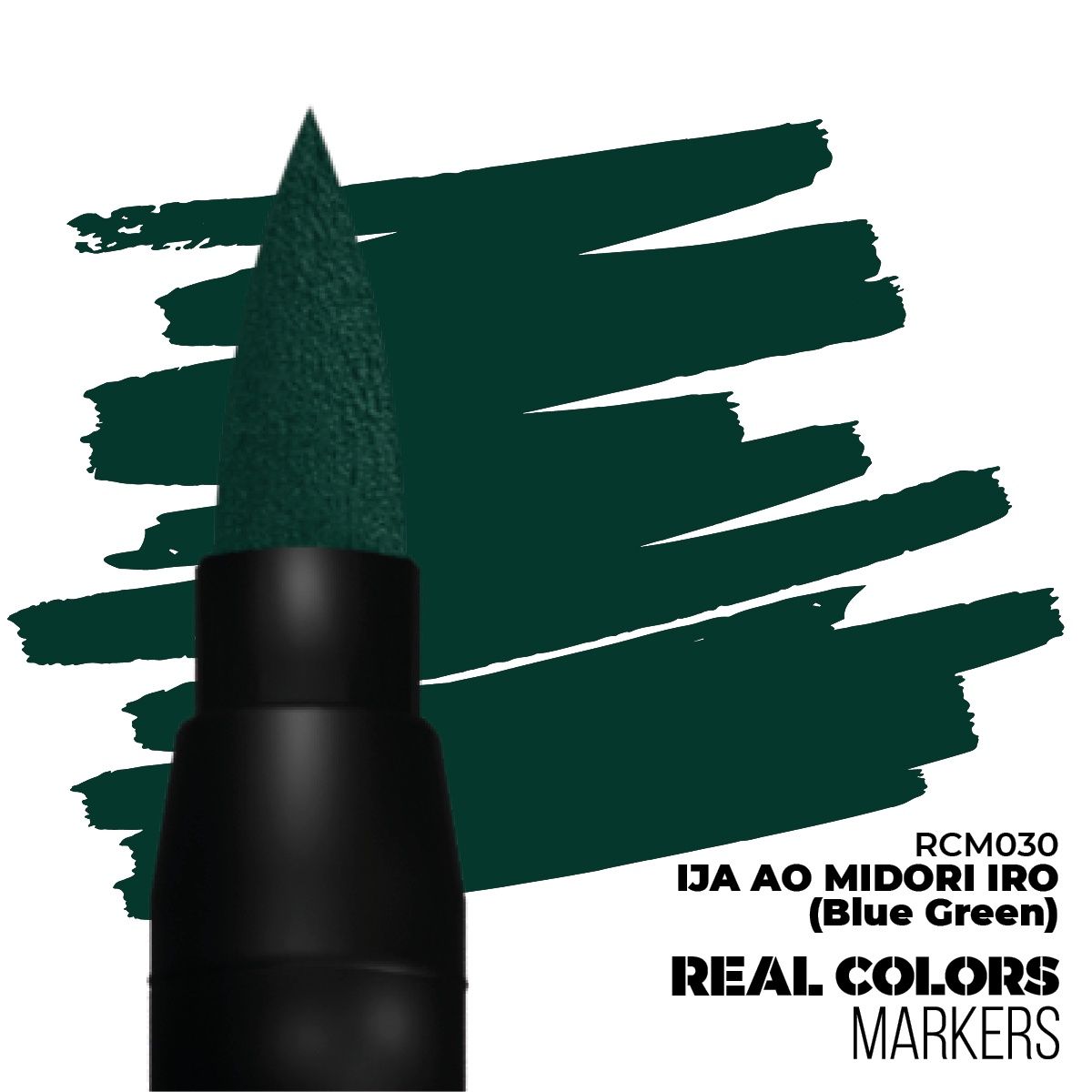 AK Interactive Real Colors Markers IJA Ao Midori Iro (Blue Green) RCM030