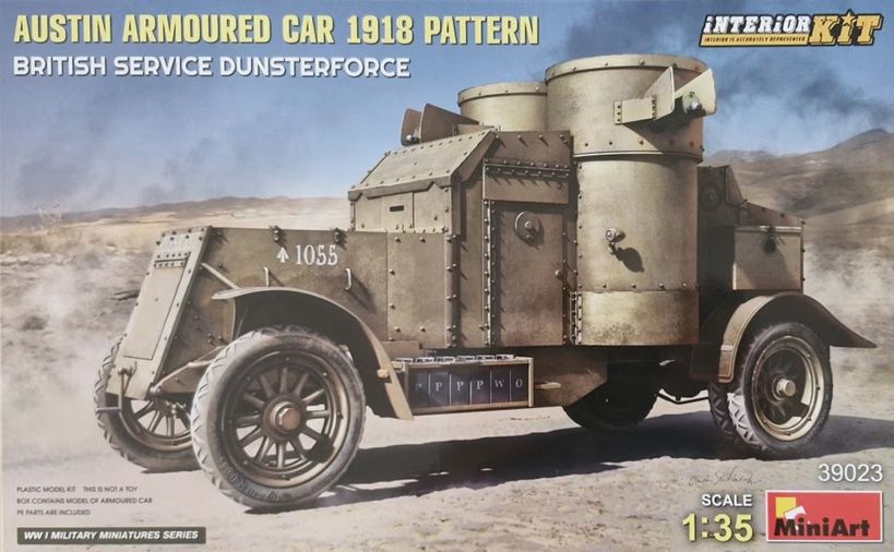MiniArt 1/35 Austin Armoured Car 1918 Pattern British Service Dunsterforce [Interior Kit] 39023