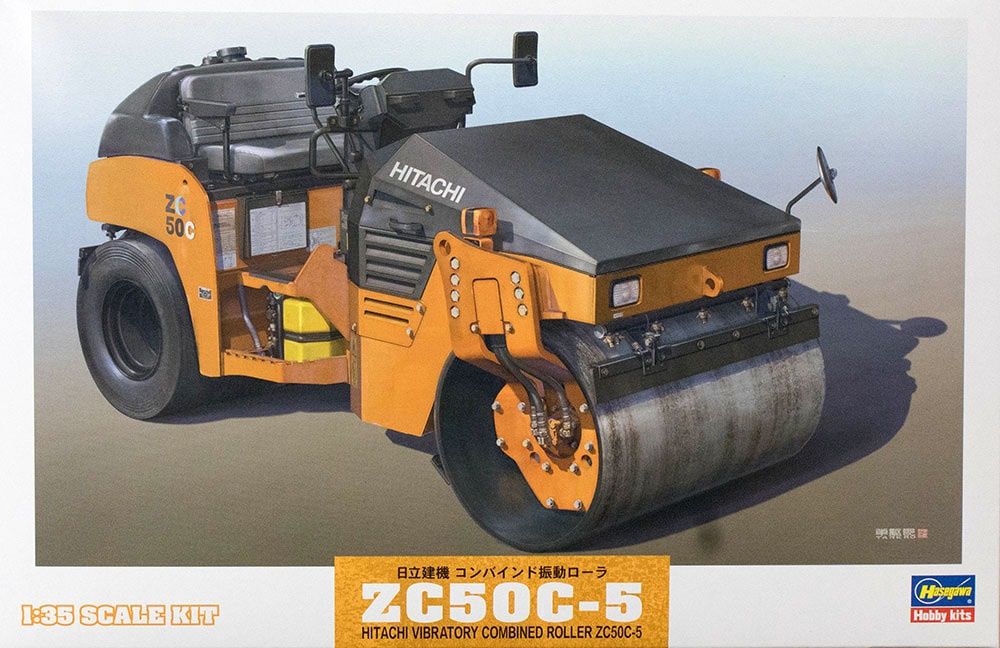 Hasegawa 1/35 Hitachi Vibratory Combined Roller ZC50C-5 66002