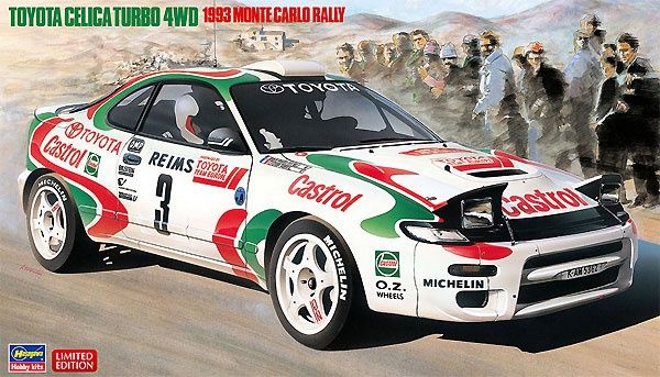 Hasegawa 1/24 Toyota Celica Turbo 4WD 1993 Montecarlo Rally 20401