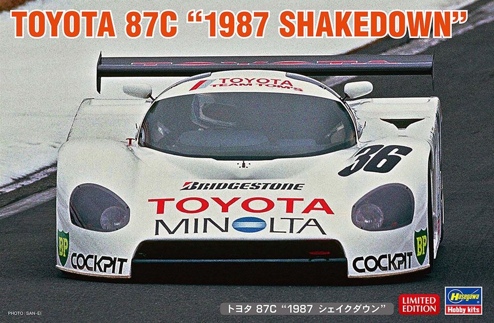 Hasegawa 1/24 Toyota 87C "1987 Shakedown" 20500