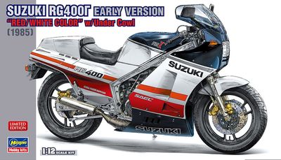 Hasegawa 1/12 Suzuki RG400 Gamma Early Version "Red/White Color" w/Under Cowl 21732