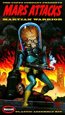 Moebius 1/8 Mars Attacks Martian Warrior 936
