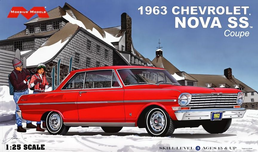 Moebius 1/25 1963 Chevrolet Nova SS Coupe 2319