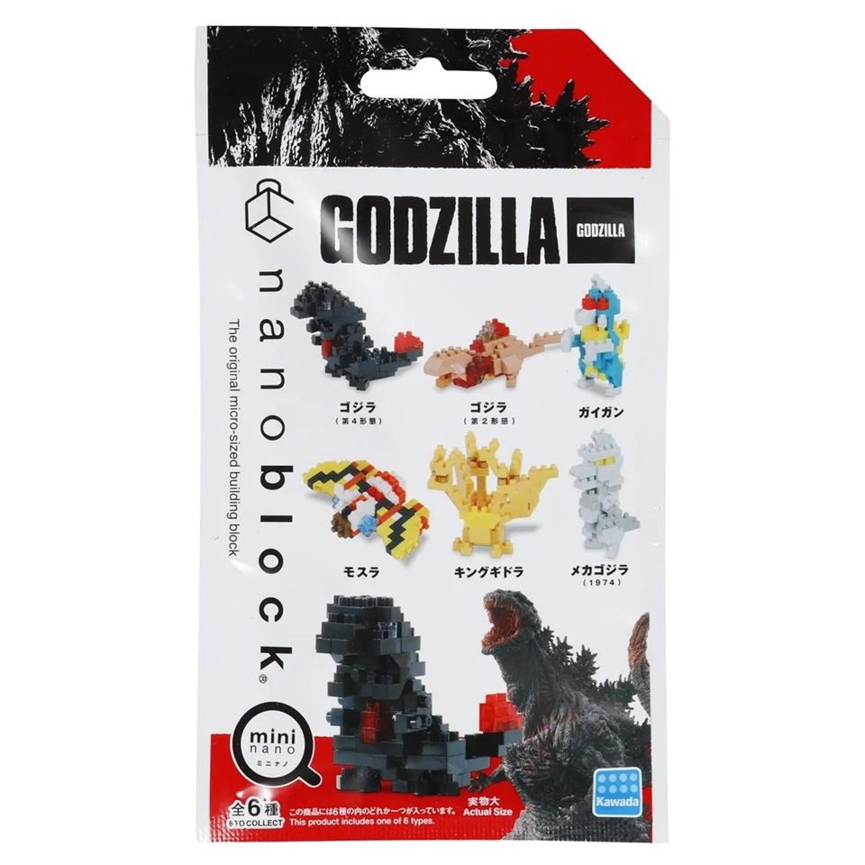 Nanoblock Mininano Series Godzilla Assortment 1 (Blind Box) 21907