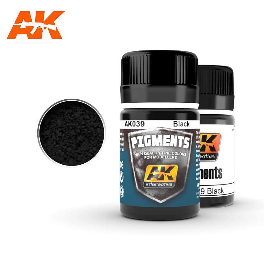 AK Interactive Black Pigment 039