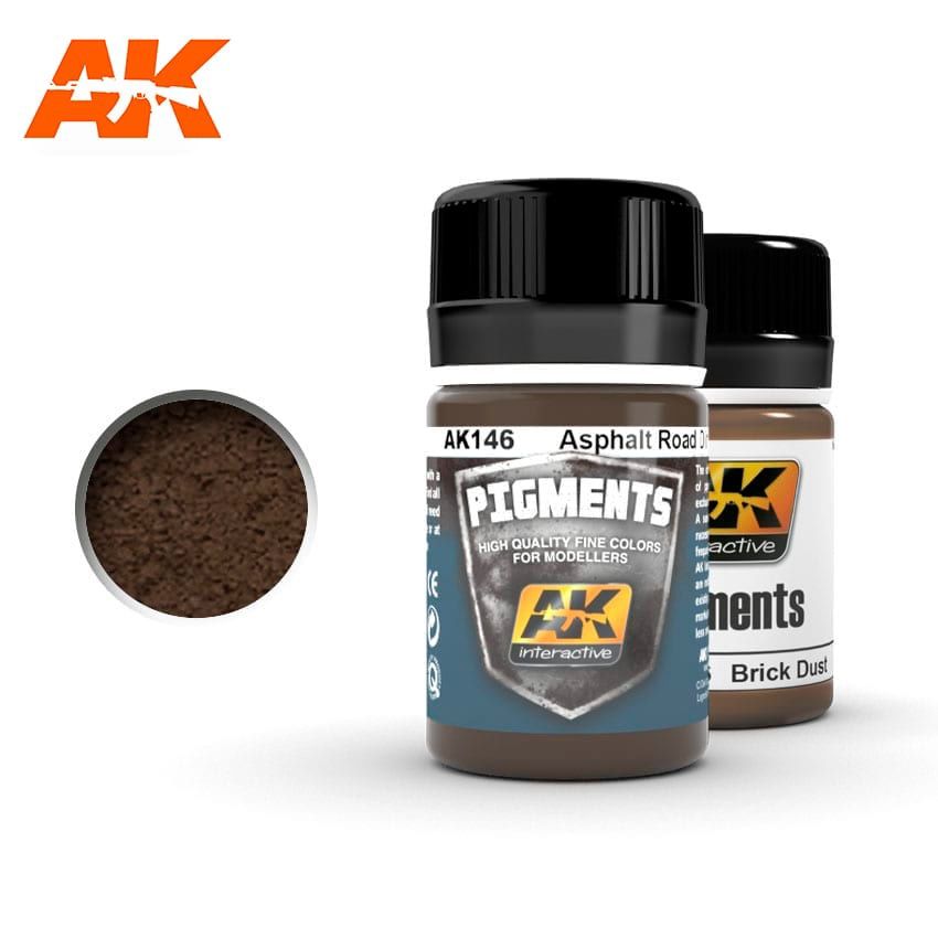 AK Interactive Asphalt Road Dirt Pigment 146