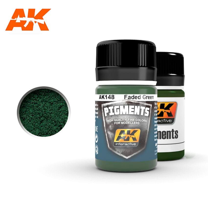 AK Interactive Faded Green Pigment 148