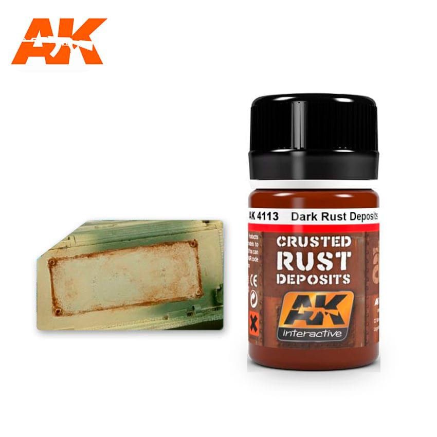 AK Interactive Dark Rust Deposit 4113