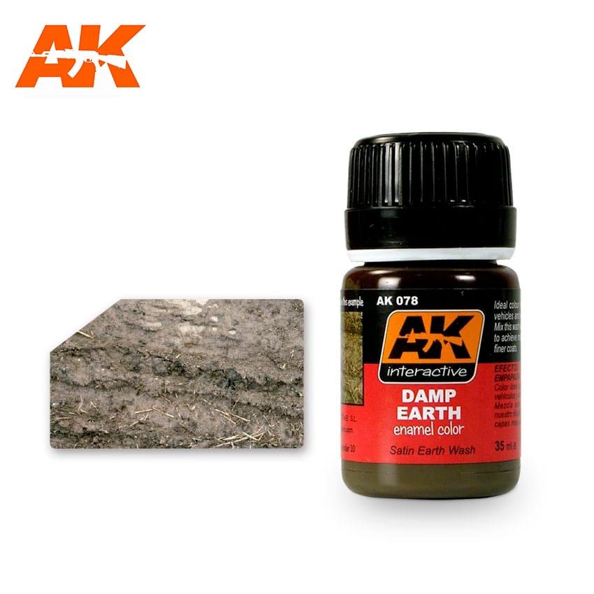 AK Interactive Damp Earth Effects 078