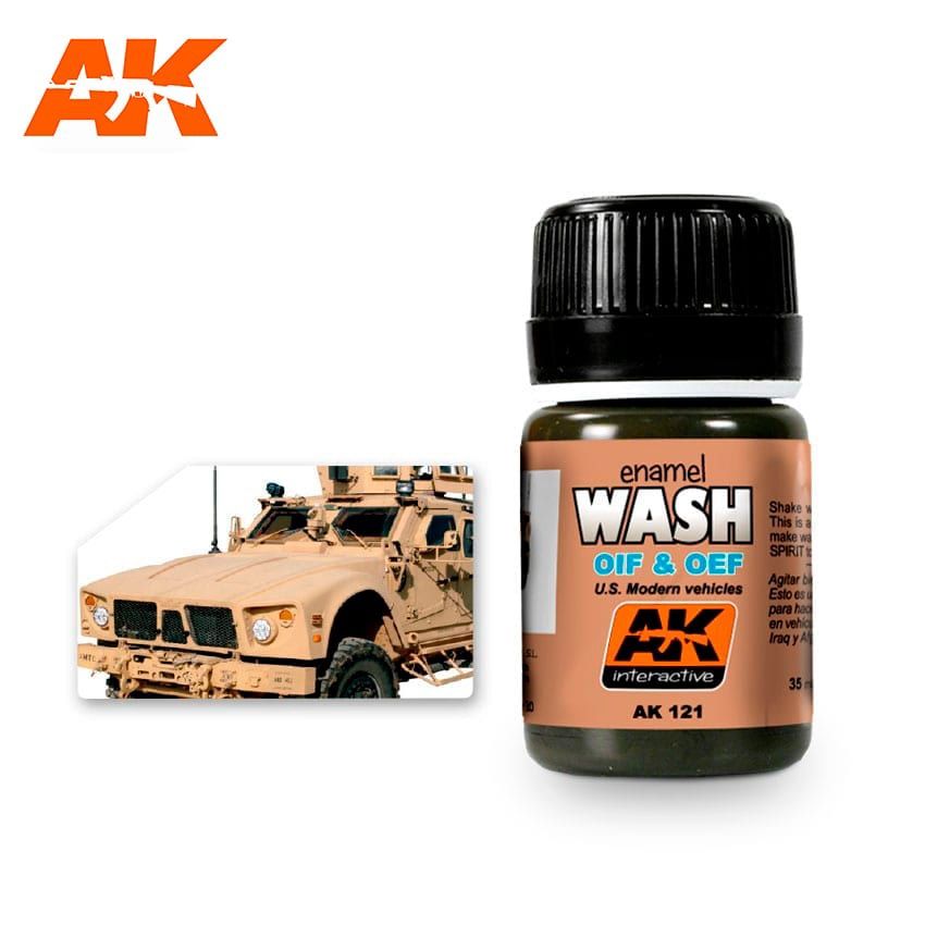 AK Interactive Wash For OIF &amp; OEF - US Vehicles 121