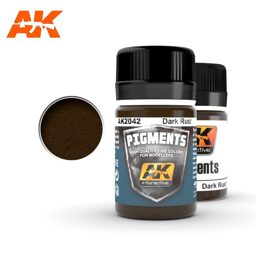 AK Interactive Dark Rust Pigment 2042