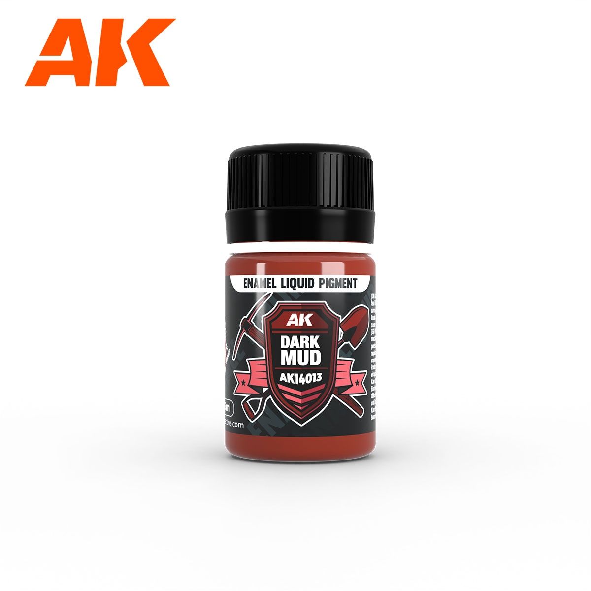 AK Interactive Enamel Liquid Pigment Dark Mud 35ml 14013