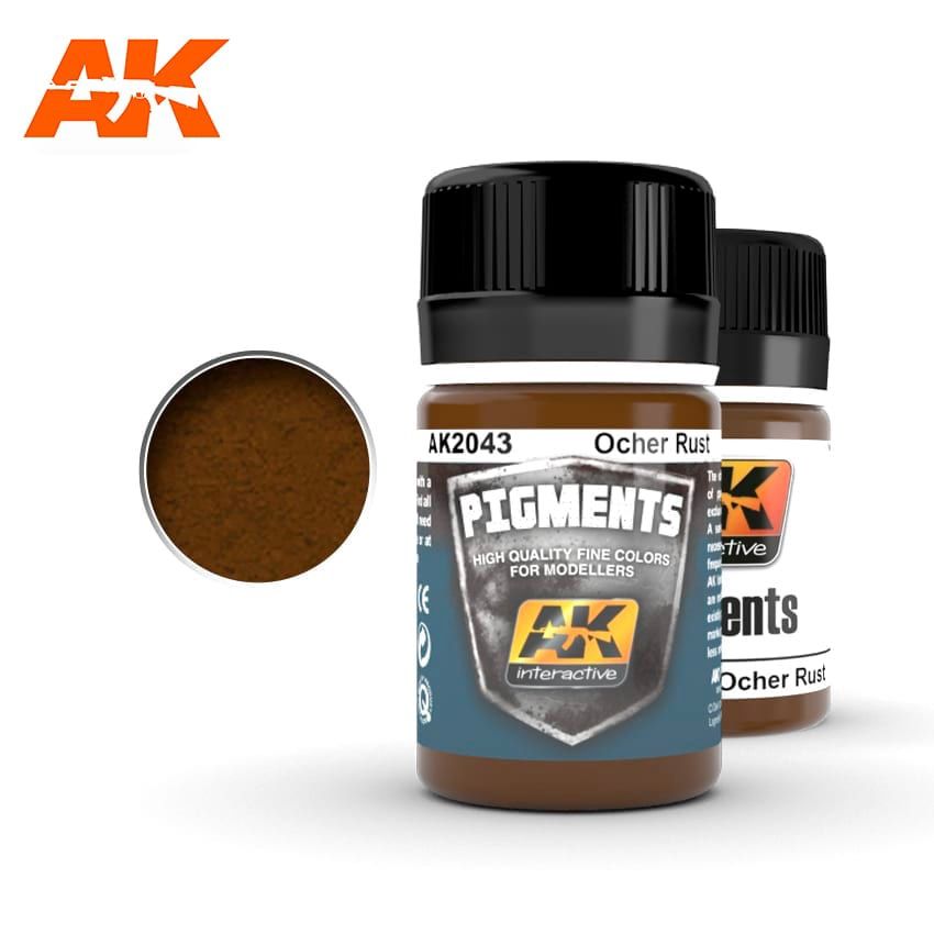 AK Interactive Ocher Rust Pigment 2043