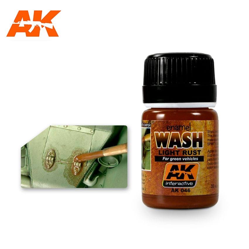 AK Interactive Light Rust Wash 046