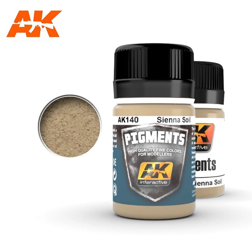 AK Interactive Sienna Soil Pigment 140