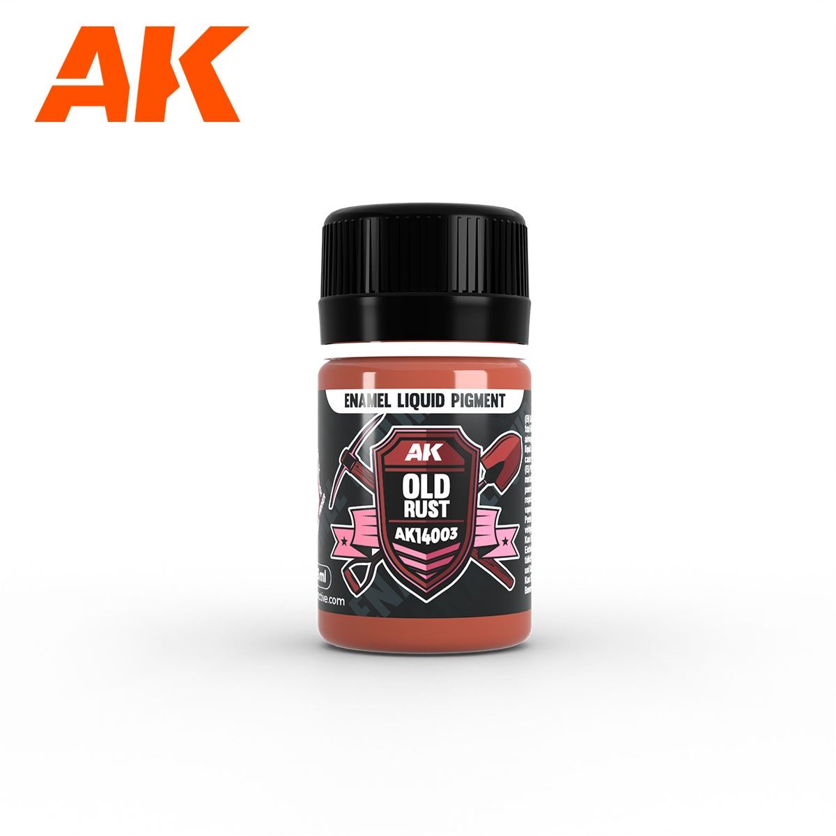 AK Interactive Enamel Liquid Pigment Old Rust 35ml 14003