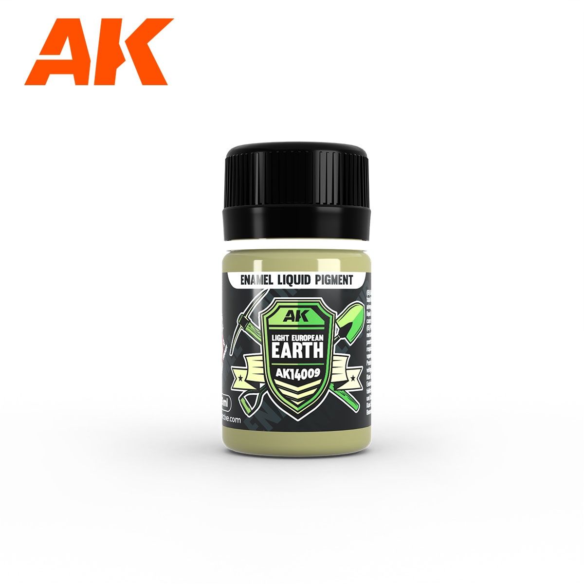 AK Interactive Enamel Liquid Pigment Light European Earth 35ml 14009