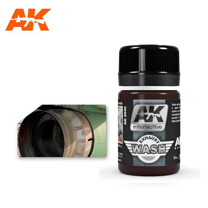 AK Interactive Wash For Exhaust 2040