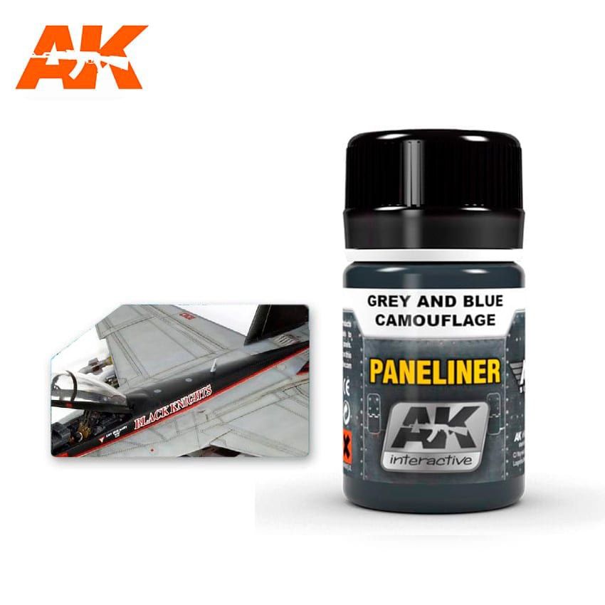 AK Interactive Paneliner For Grey And Blue Camouflage 35ml 2072