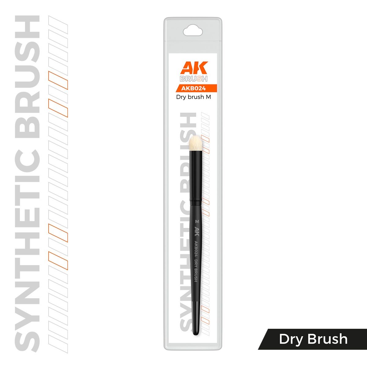 AK Interactive Synthetic Dry Brush - M B024