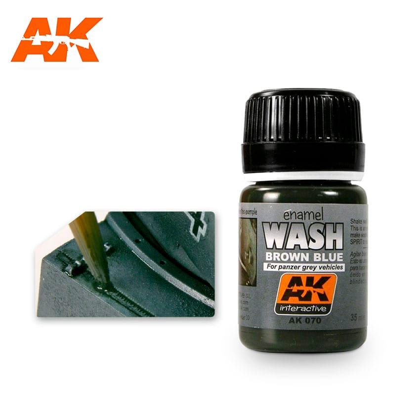 AK Interactive Wash For Panzer Grey Vehicles 070
