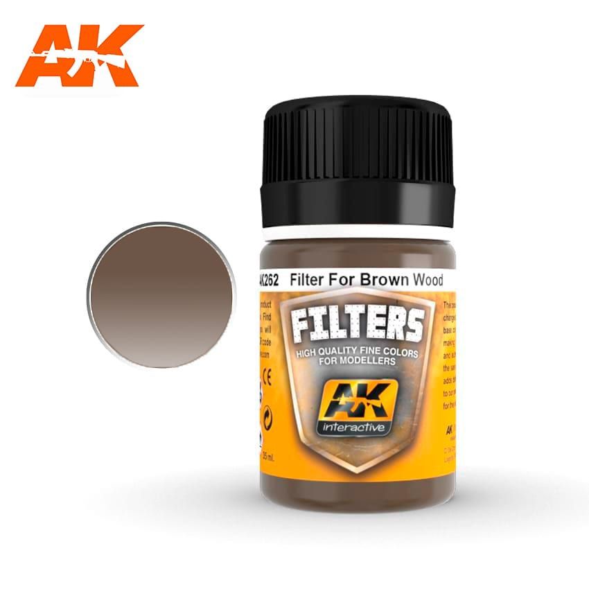 AK Interactive Dark Filter For Wood 262