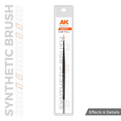 AK Interactive Synthetic Brush - Liner 17mm B018