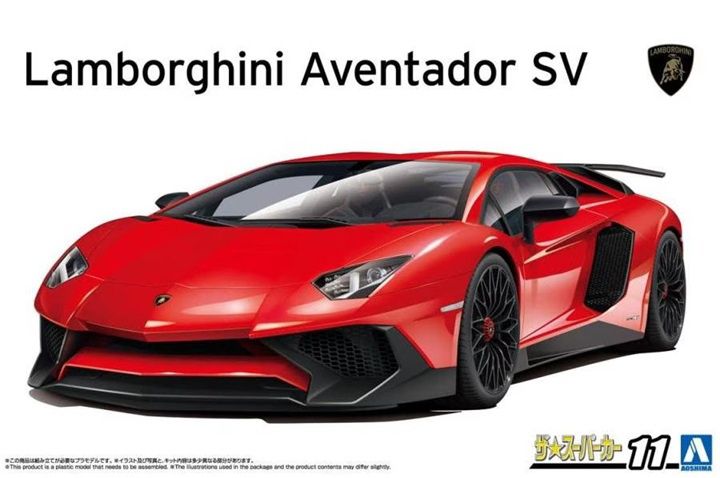 Aoshima 1/24 '15 Lamborghini Aventador SV 202838
