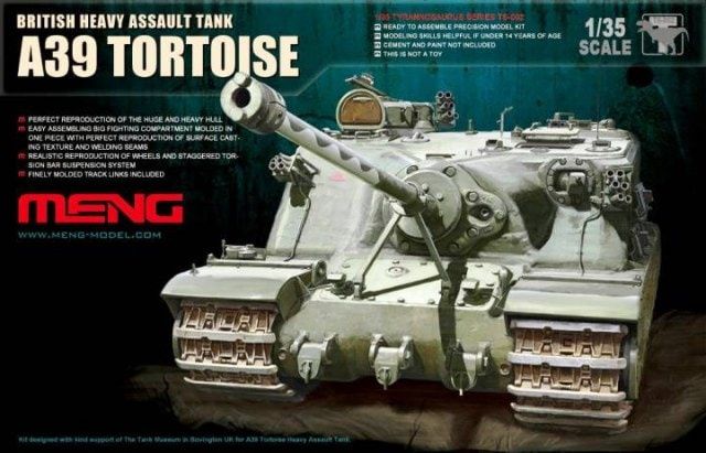 Meng 1/35 British Heavy Assault Tank A39 Tortoise TS-002