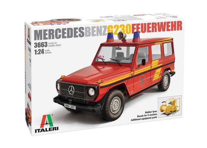 Italeri 1/24 Mercedes Benz G230 Feuerwehr 3663