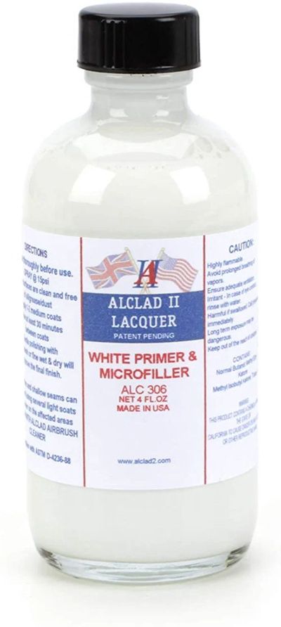 Alclad II White Primer &amp; Microfiller 4oz 306