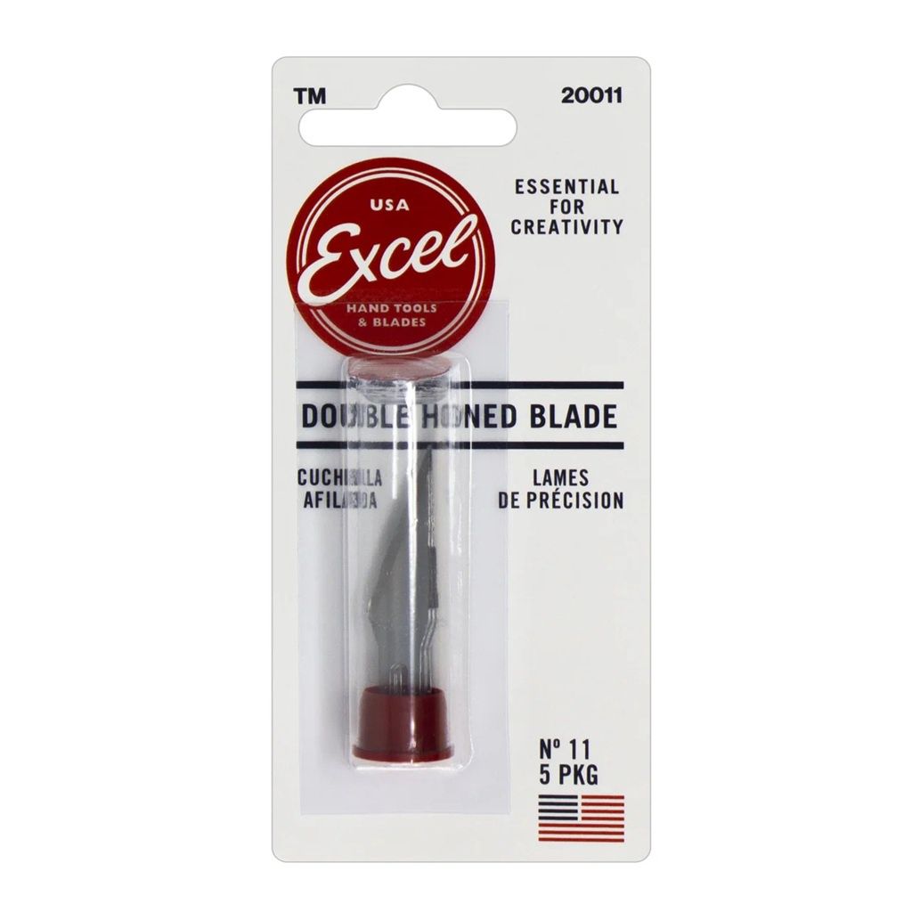 Excel #11 Double-Honed Angled Replacement Blades (5-pack) 20011