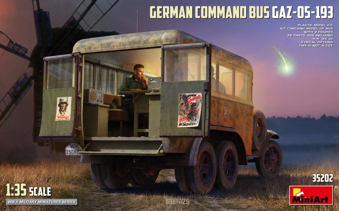 MiniArt 1/35 German Command Bus GAZ-05-193 35202
