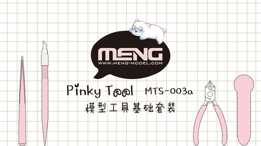 Meng  Pinky Edition Basic Hobby Tool Set MTS-003A