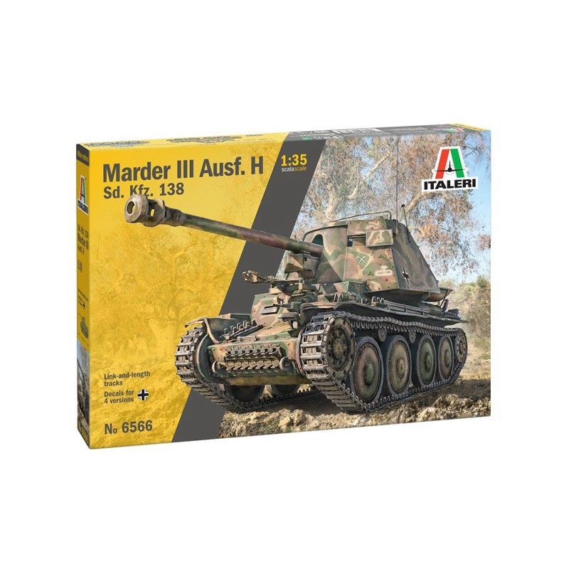 Italeri 1/35 Marder III Ausf.H Sd.Kfz.138 6566