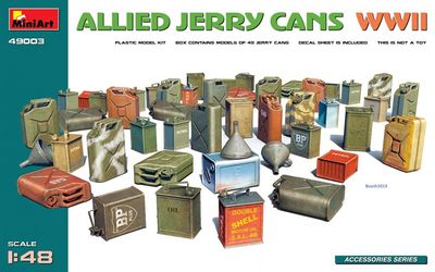 MiniArt 1/48 Allied Jerry Cans WWII 49003