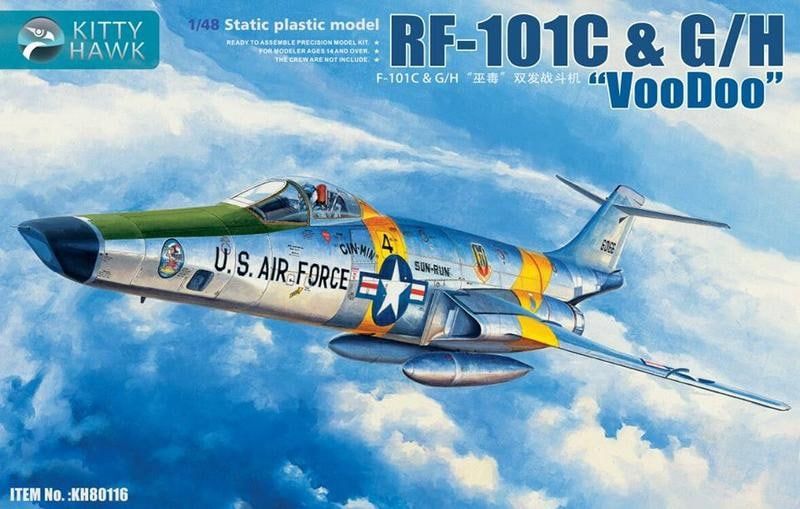 Kitty Hawk 1/48 RF-101C &amp; G/H "VooDoo" KH80116