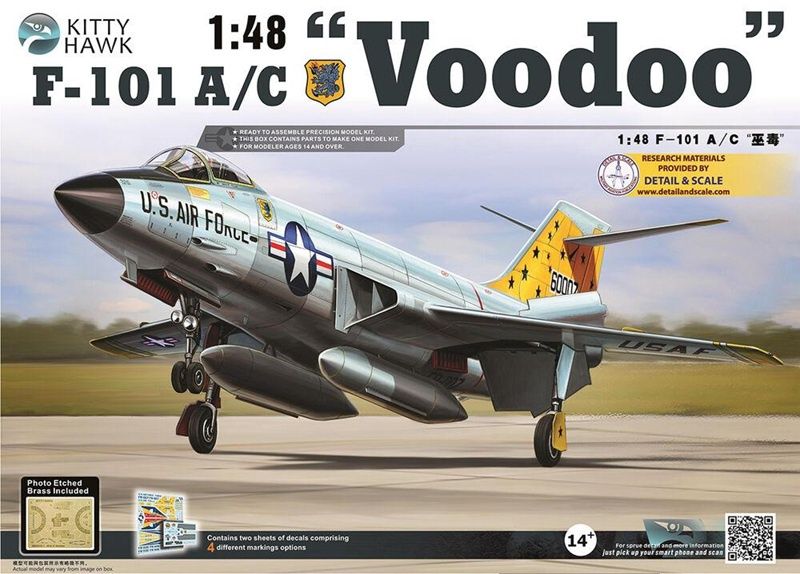 Kitty Hawk 1/48 F-101A/C Voodoo KH80115