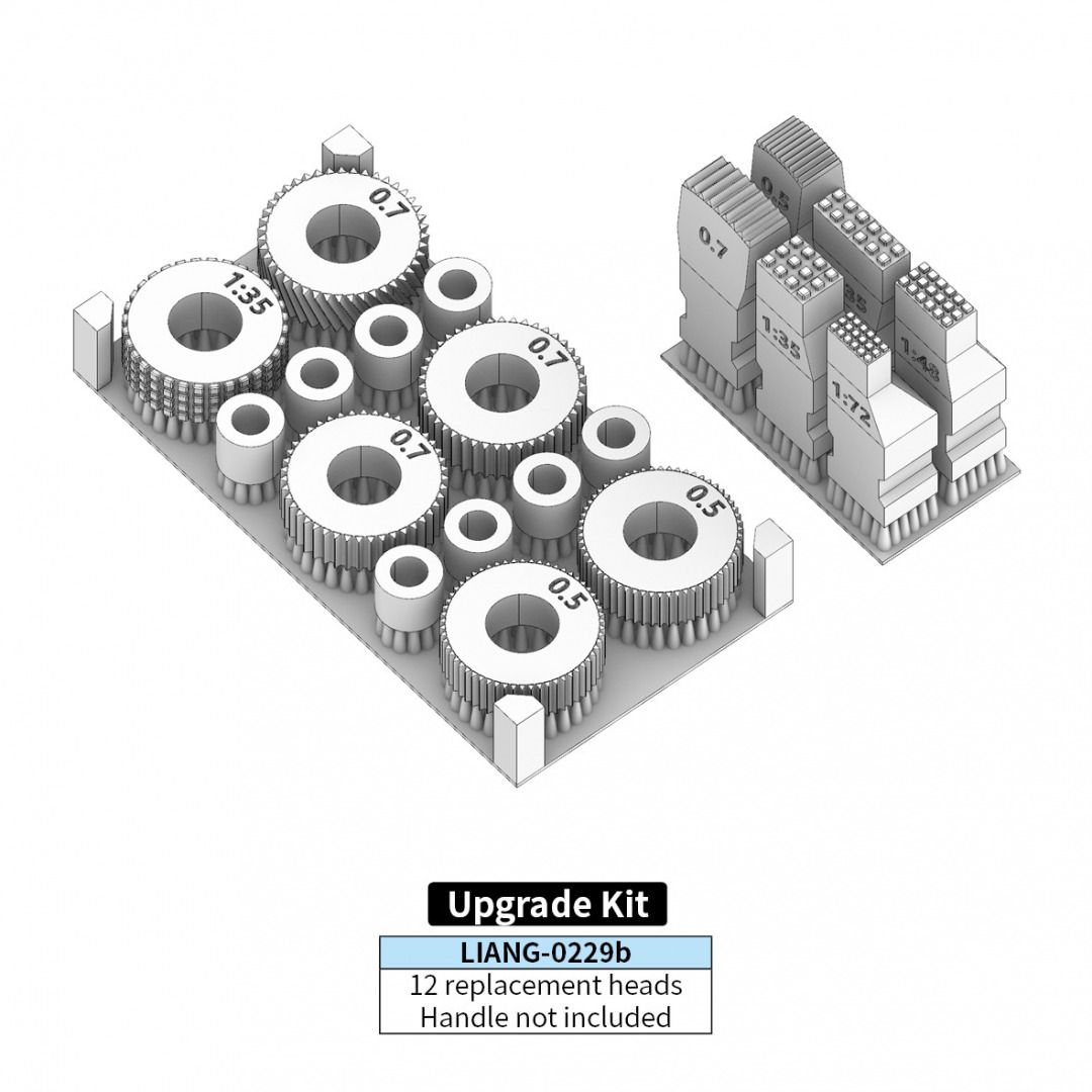 Liang Model  Tools for Zimmerit Coat - Upgrade Kit 0229b