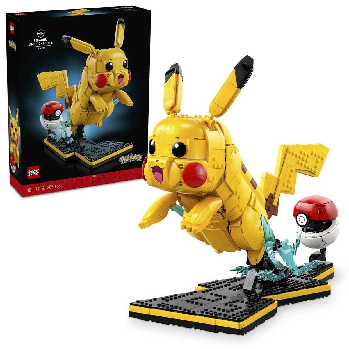 LEGO Pokémon Pikachu and Poké Ball 72152