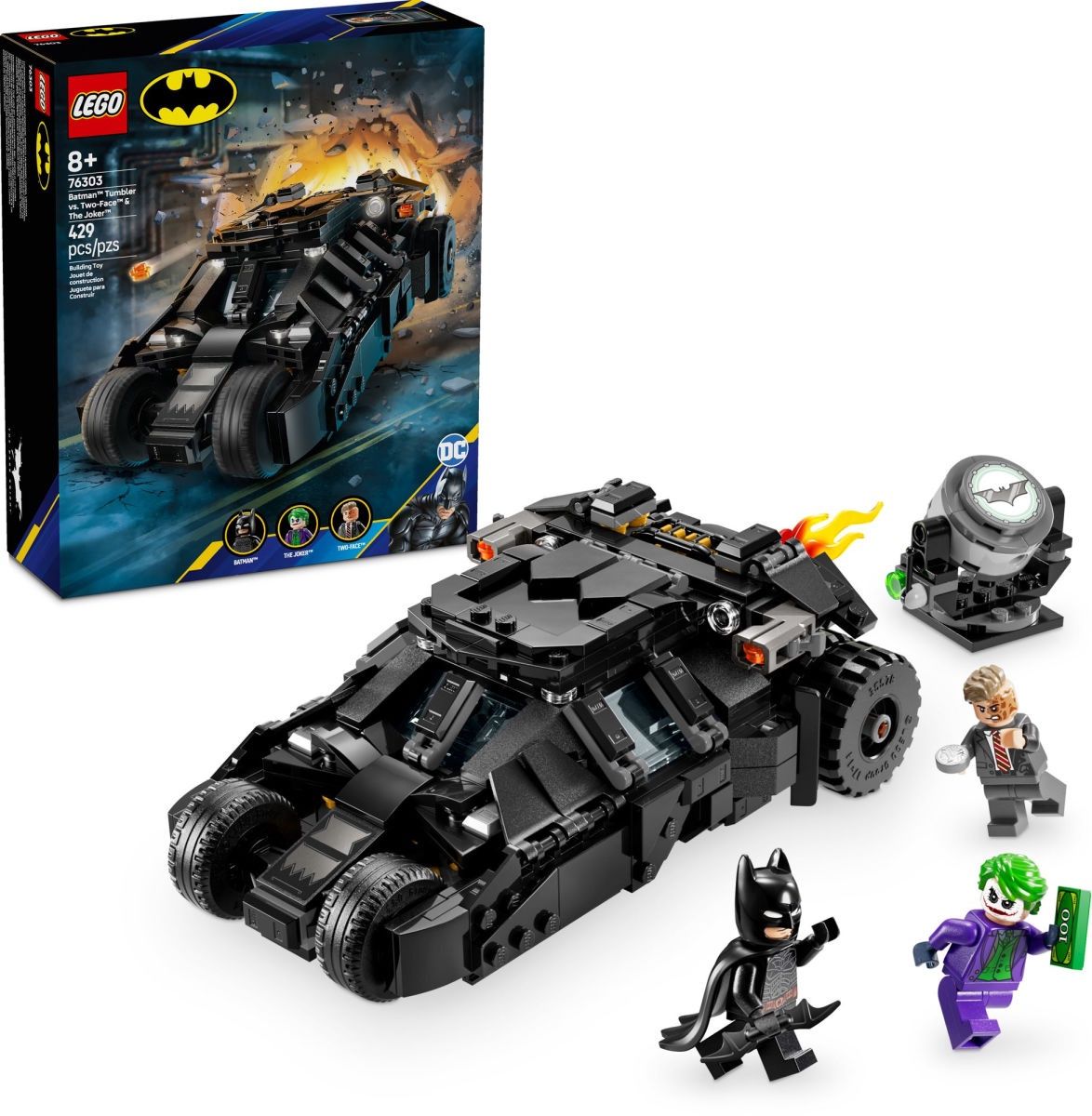 LEGO Super Heroes DC Batman™ Tumbler vs. Two-Face™ &amp; The Joker™ 76303