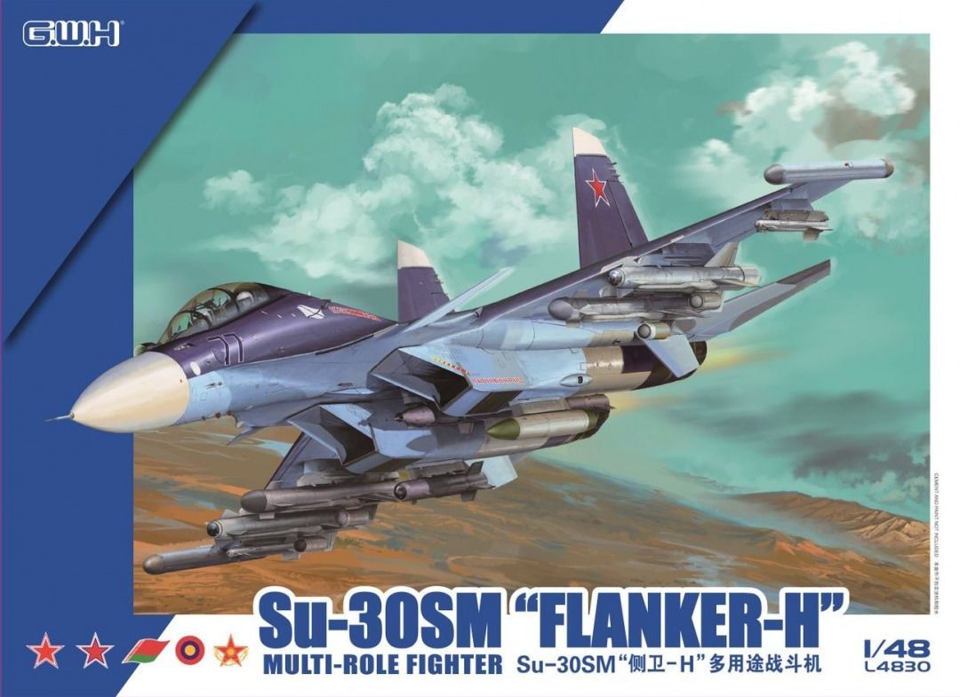 Great Wall Hobby 1/48 Su-30SM "Flanker H" Multi-Role Fighter L4830