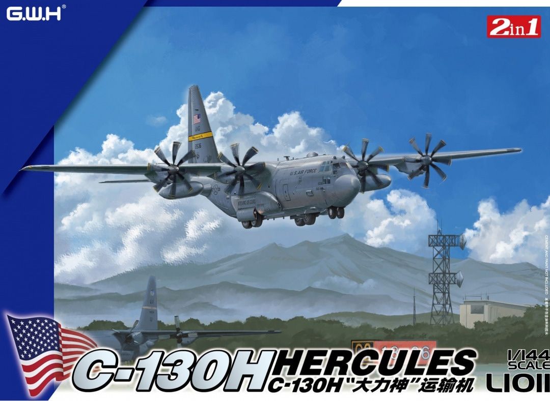 Great Wall Hobby 1/144 C-130H Hercules L1011
