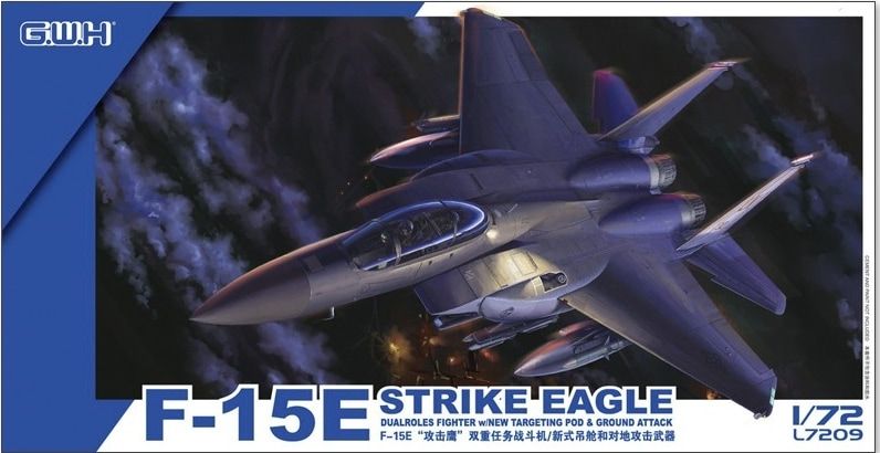 Great Wall Hobby 1/72 F-15E Strike Eagle Dualroles Fighter w/New Targeting Pod &amp; Ground Attack L7209