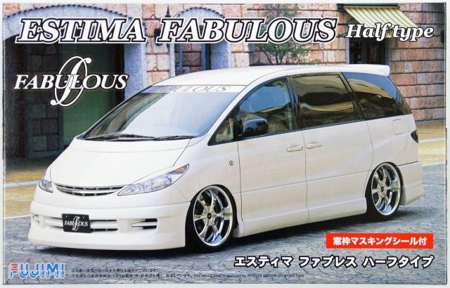 Fujimi 1/24 Toyota Estima Fabulous Half Type with Window Frame Masking Seal 039060
