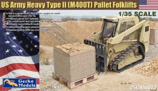 Gecko 1/35 US Army Heavy Type II (M400T) Pallet Forklift 35GM0030